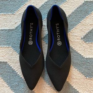 Rothy’s — The Point in Black — Size 10